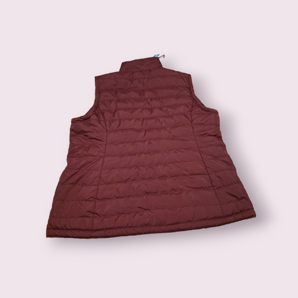 Womens xxl free country reversible vest , brick red - Picture 5 of 10